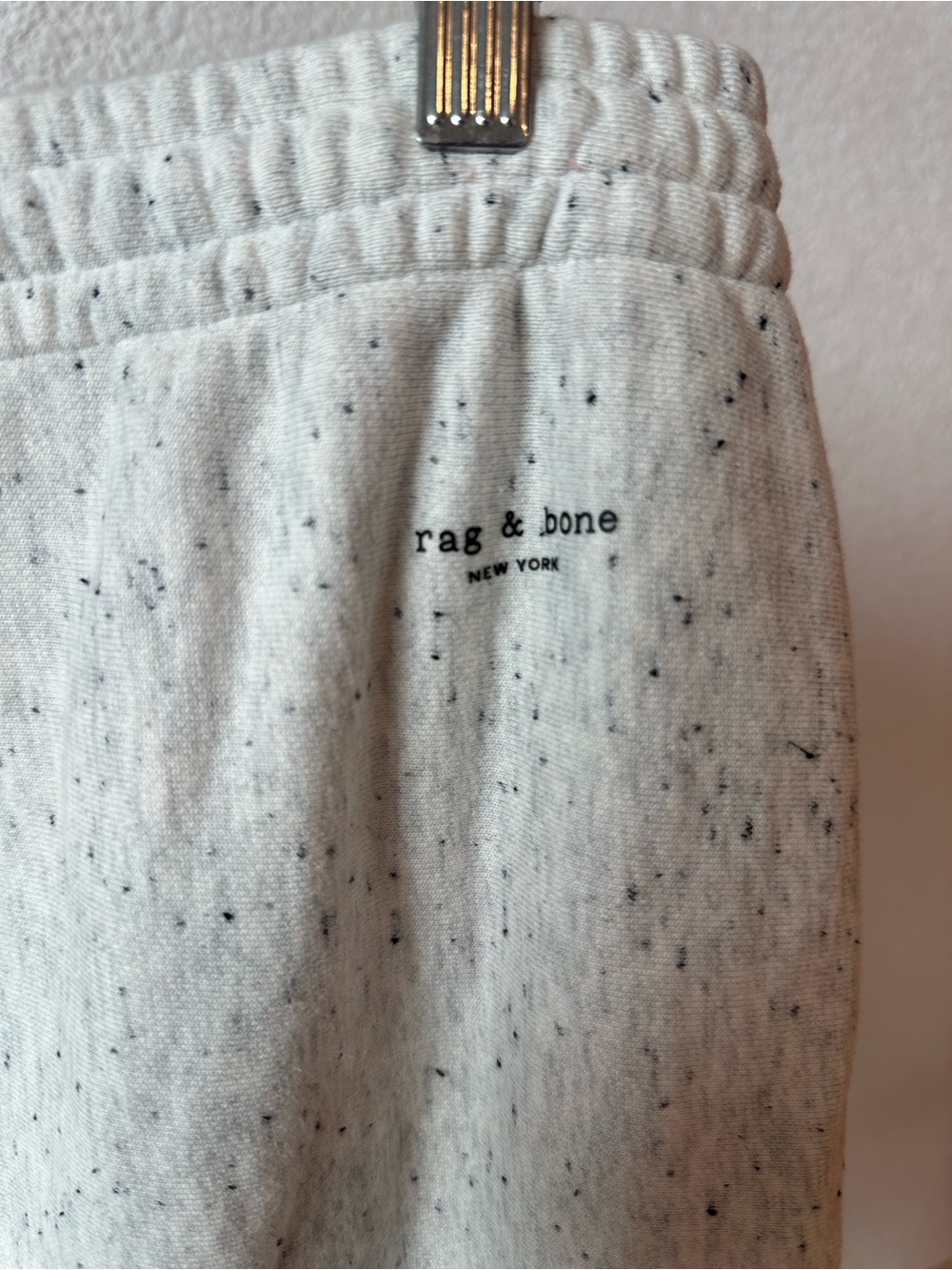 rag & bone  Cream Speckled Sweatpants